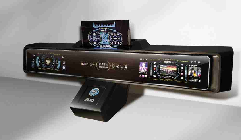 龙门国际Micro LED沉浸式车舱显示方案结合 可卷式、、可伸缩的Micro LED应用并可呈现不同的质感纹路，，，展现人性化设计